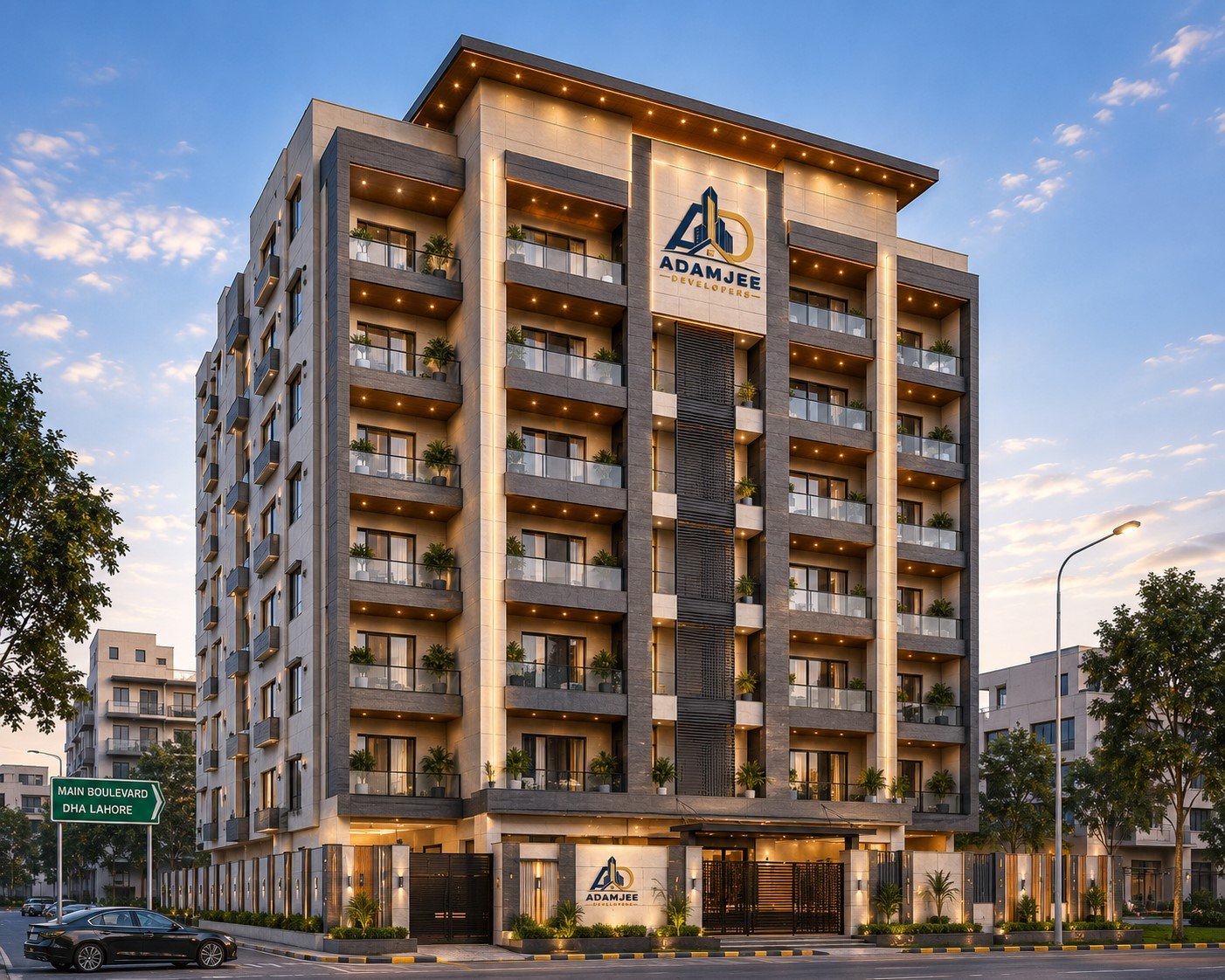 Hotel completed by Adamjee Developers